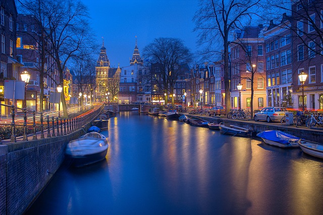 Amsterdam_večer
